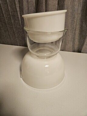 Vintage Set Glasbake For Sunbeam Mixing Bowls